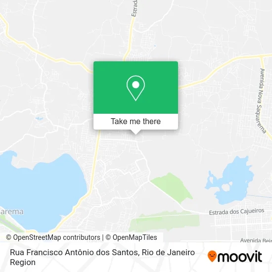 Rua Francisco Antônio dos Santos map