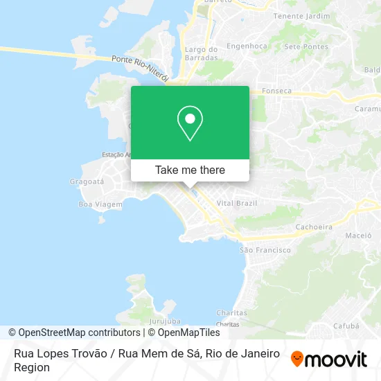 Rua Lopes Trovão / Rua Mem de Sá map