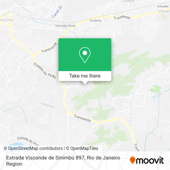 Estrada Visconde de Sinimbú 897 map