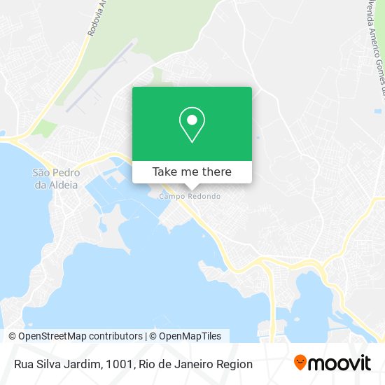 Mapa Rua Silva Jardim, 1001