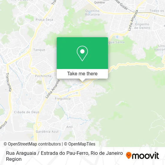 Rua Araguaia / Estrada do Pau-Ferro map