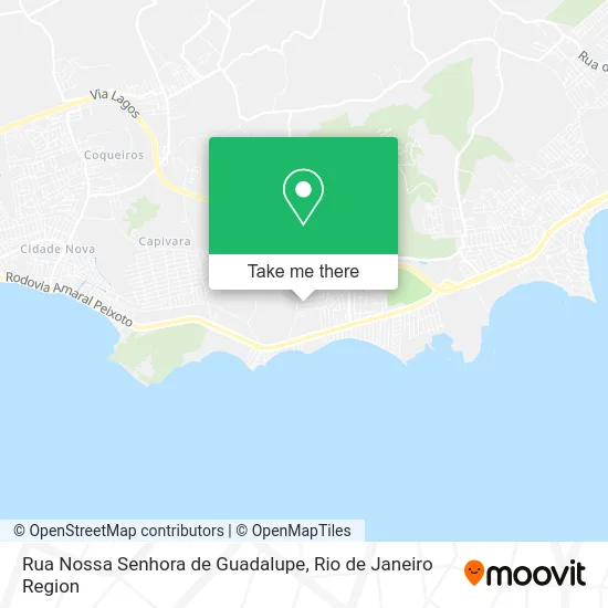 Rua Nossa Senhora de Guadalupe map