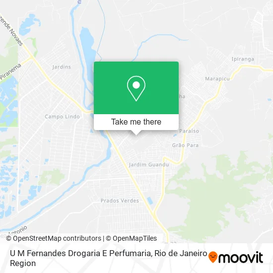 U M Fernandes Drogaria E Perfumaria map