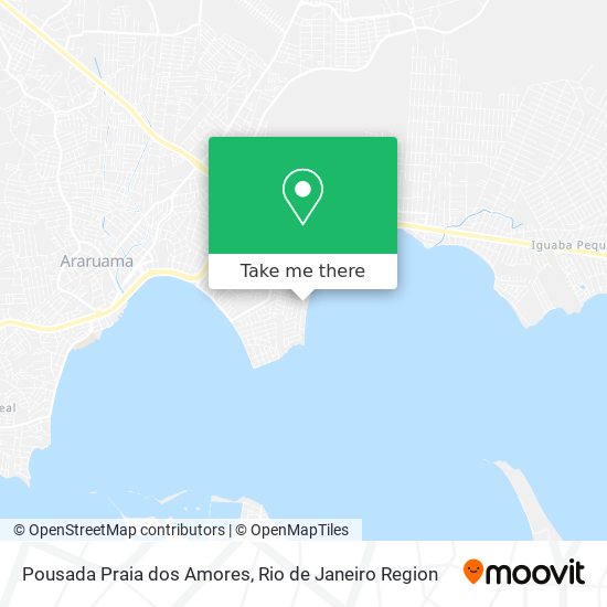 Mapa Pousada Praia dos Amores