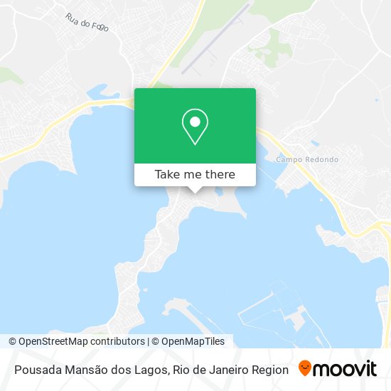 Pousada Mansão dos Lagos map
