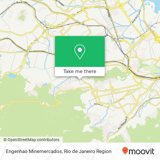 Engenhao Minemercados map