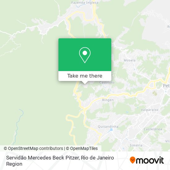 Servidão Mercedes Beck Pitzer map
