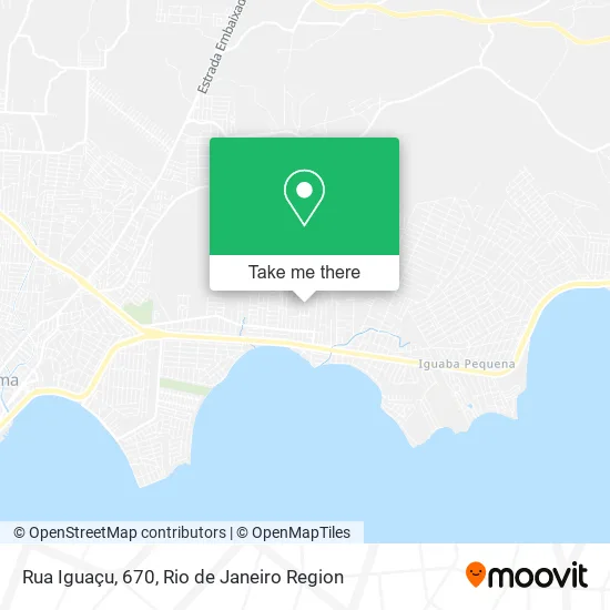 Rua Iguaçu, 670 map