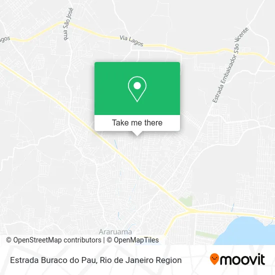 Estrada Buraco do Pau map