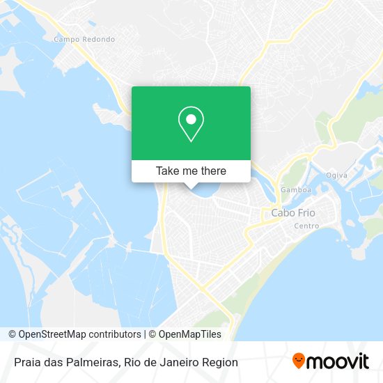 Praia das Palmeiras map