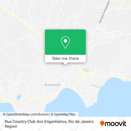 Mapa Rua Country Club dos Engenheiros