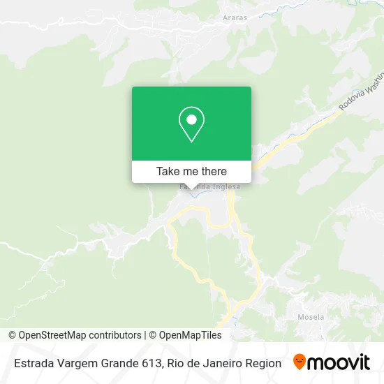 Estrada Vargem Grande 613 map