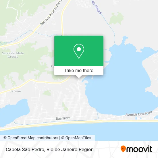 Capela São Pedro map