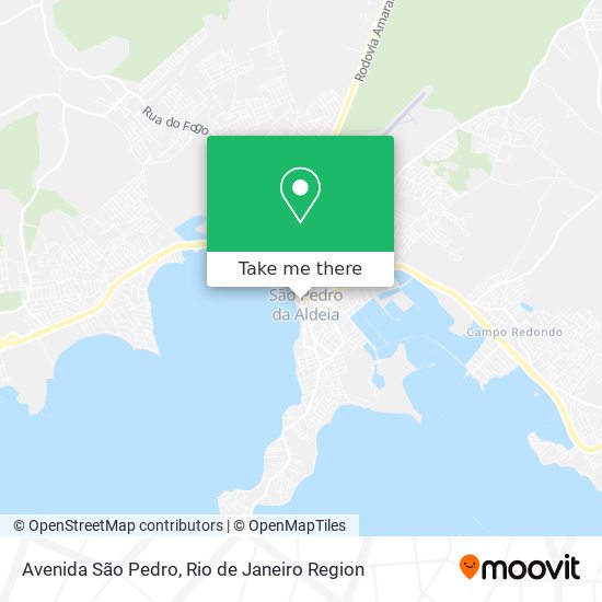 Avenida São Pedro map