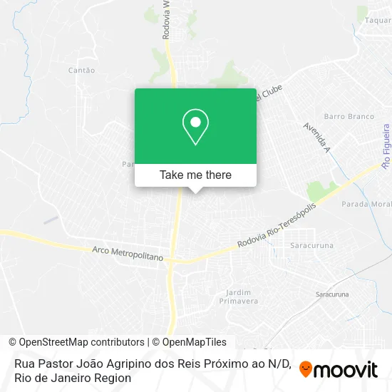 Mapa Rua Pastor João Agripino dos Reis Próximo ao N / D