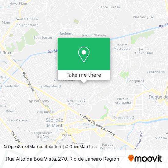 Mapa Rua Alto da Boa Vista, 270