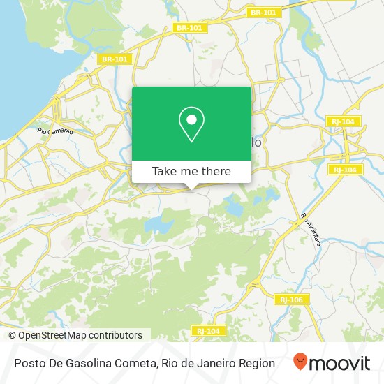 Posto De Gasolina Cometa map