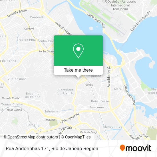 Rua Andorinhas 171 map