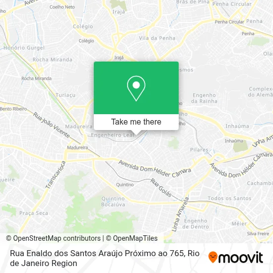 Rua Enaldo dos Santos Araújo Próximo ao 765 map