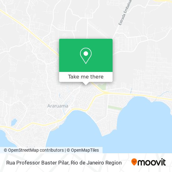 Rua Professor Baster Pilar map