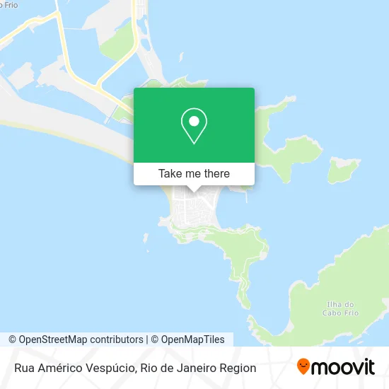Rua Américo Vespúcio map