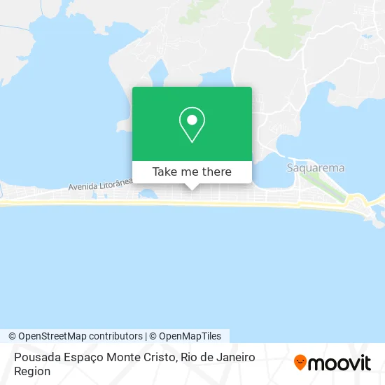 Pousada Espaço Monte Cristo map