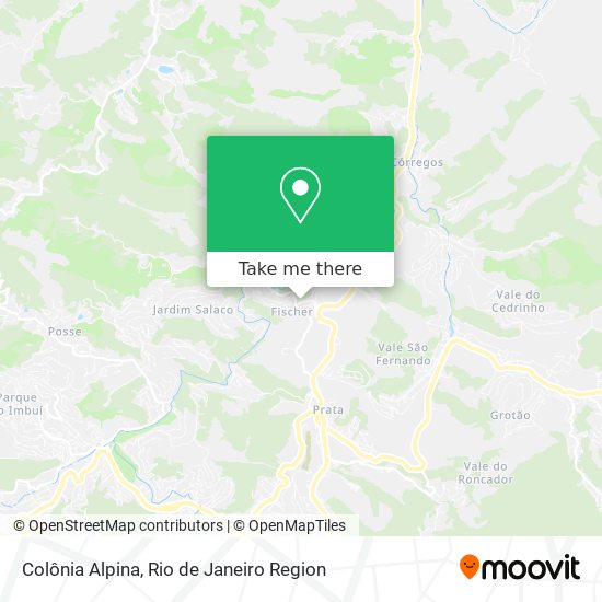 Colônia Alpina map