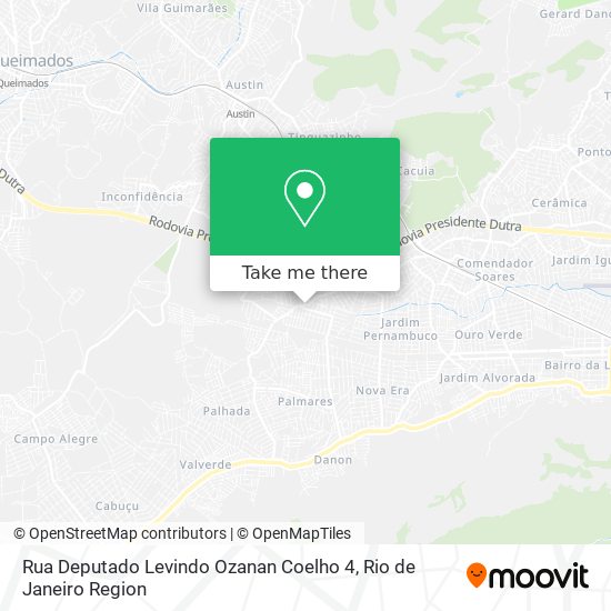 Rua Deputado Levindo Ozanan Coelho 4 map