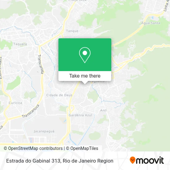 Estrada do Gabinal 313 map