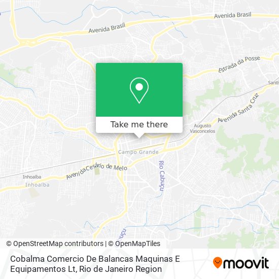 Cobalma Comercio De Balancas Maquinas E Equipamentos Lt map