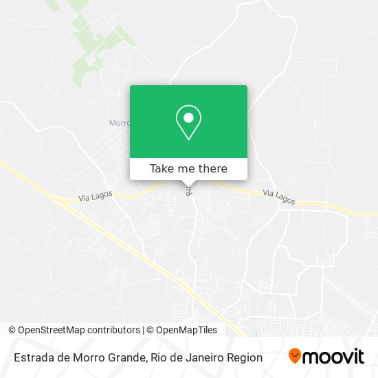 Estrada de Morro Grande map
