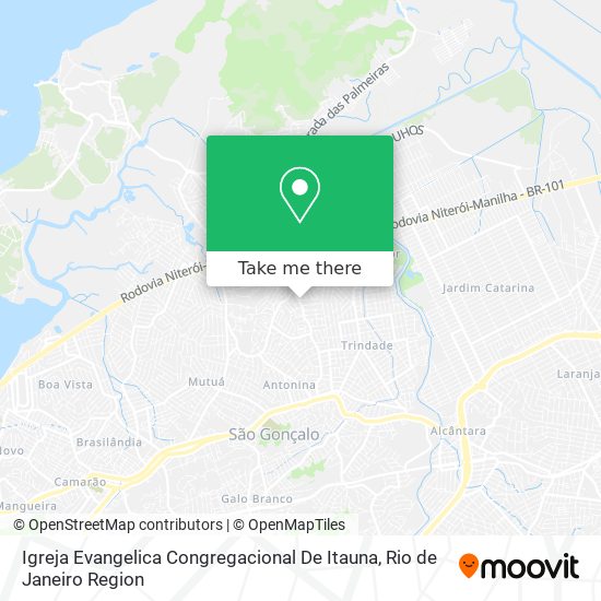 Igreja Evangelica Congregacional De Itauna map