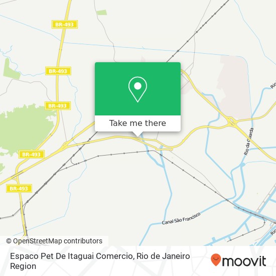 Espaco Pet De Itaguai Comercio map