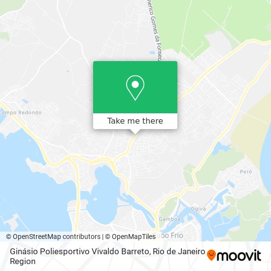 Ginásio Poliesportivo Vivaldo Barreto map