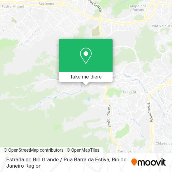 Estrada do Rio Grande / Rua Barra da Estiva map