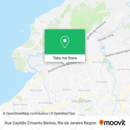 Rua Capitão Crisanto Bastos map