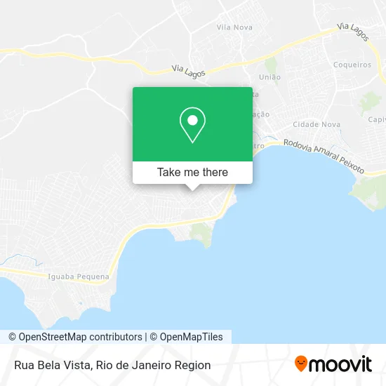 Rua Bela Vista map