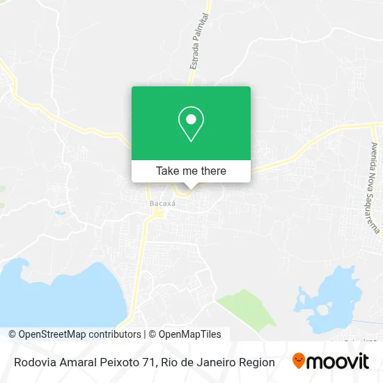 Rodovia Amaral Peixoto 71 map