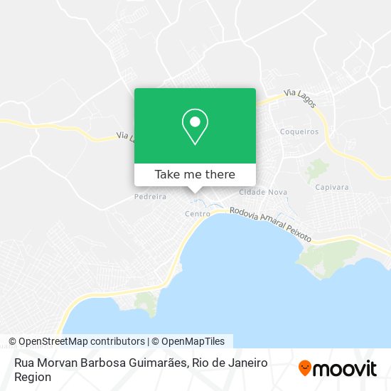 Mapa Rua Morvan Barbosa Guimarães