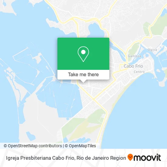 Igreja Presbiteriana Cabo Frio map