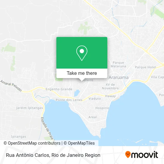 Rua Antônio Carlos map