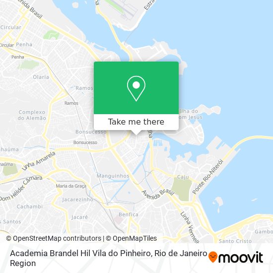 Academia Brandel Hil Vila do Pinheiro map