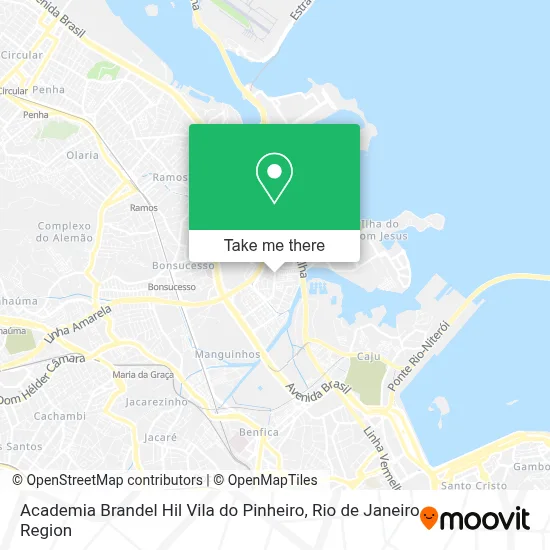 Academia Brandel Hil Vila do Pinheiro map