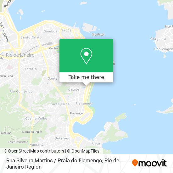 Rua Silveira Martins / Praia do Flamengo map