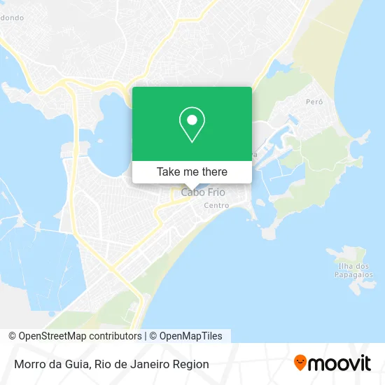 Morro da Guia map