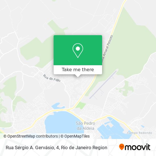 Rua Sérgio A. Gervásio, 4 map