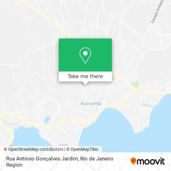 Rua Antônio Gonçalves Jardim map