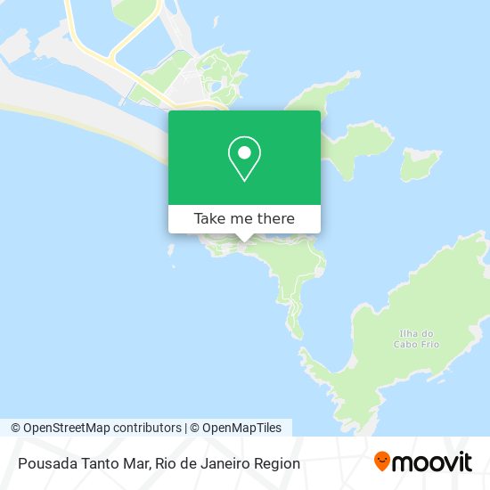 Pousada Tanto Mar map
