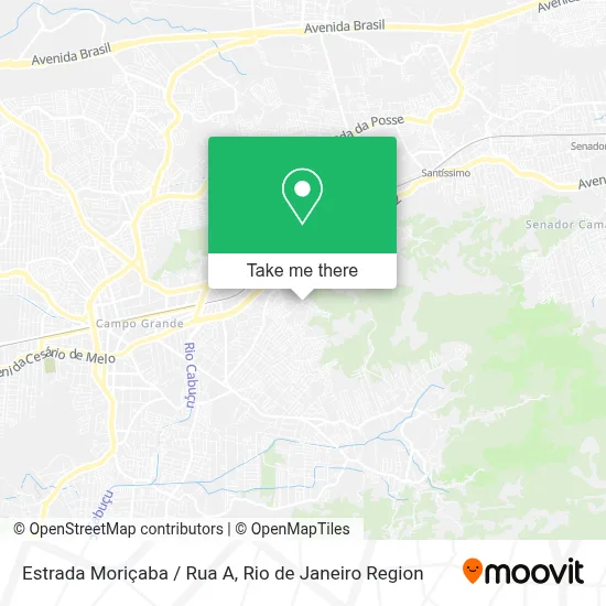 Estrada Moriçaba / Rua A map