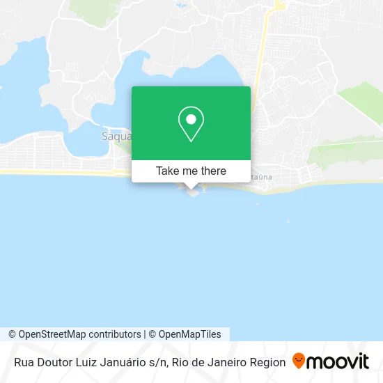 Rua Doutor Luiz Januário s/n map